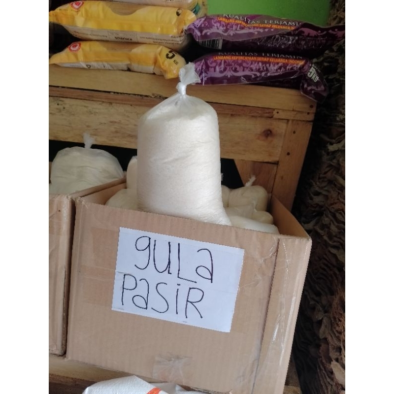 

Gula Pasir Curah 250grm 500grm 1.000grm