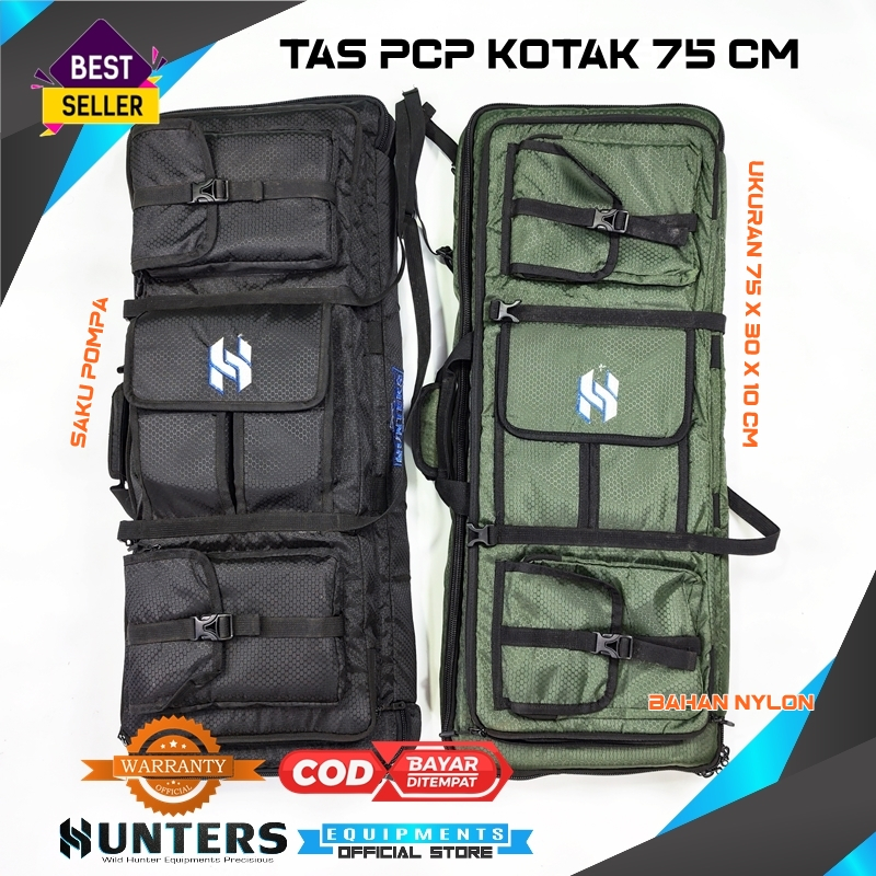 Tas PCP 75 CM Pendek Anti Air Saku Pompa dan Aksesoris Busa Tebal Nylon