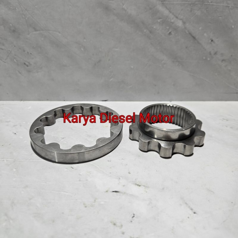 Rotor Pompa Oli / Gigi Pompa Oli Toyota Dyna 115 14B Hino Dutro 115 14B Original Jepang