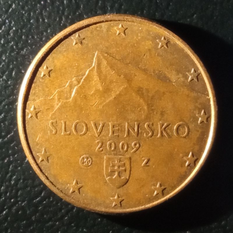 Koin Kuno Slovakia Euro 1 Cent