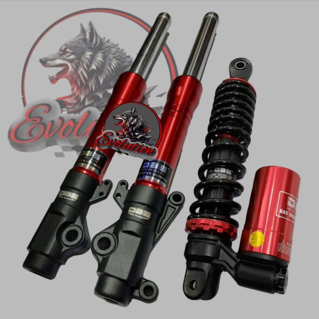 Shockbreaker belakang tabung paket shock depan BEAT FI - MIO - XEON - VARIO150 - M3 - MIO J