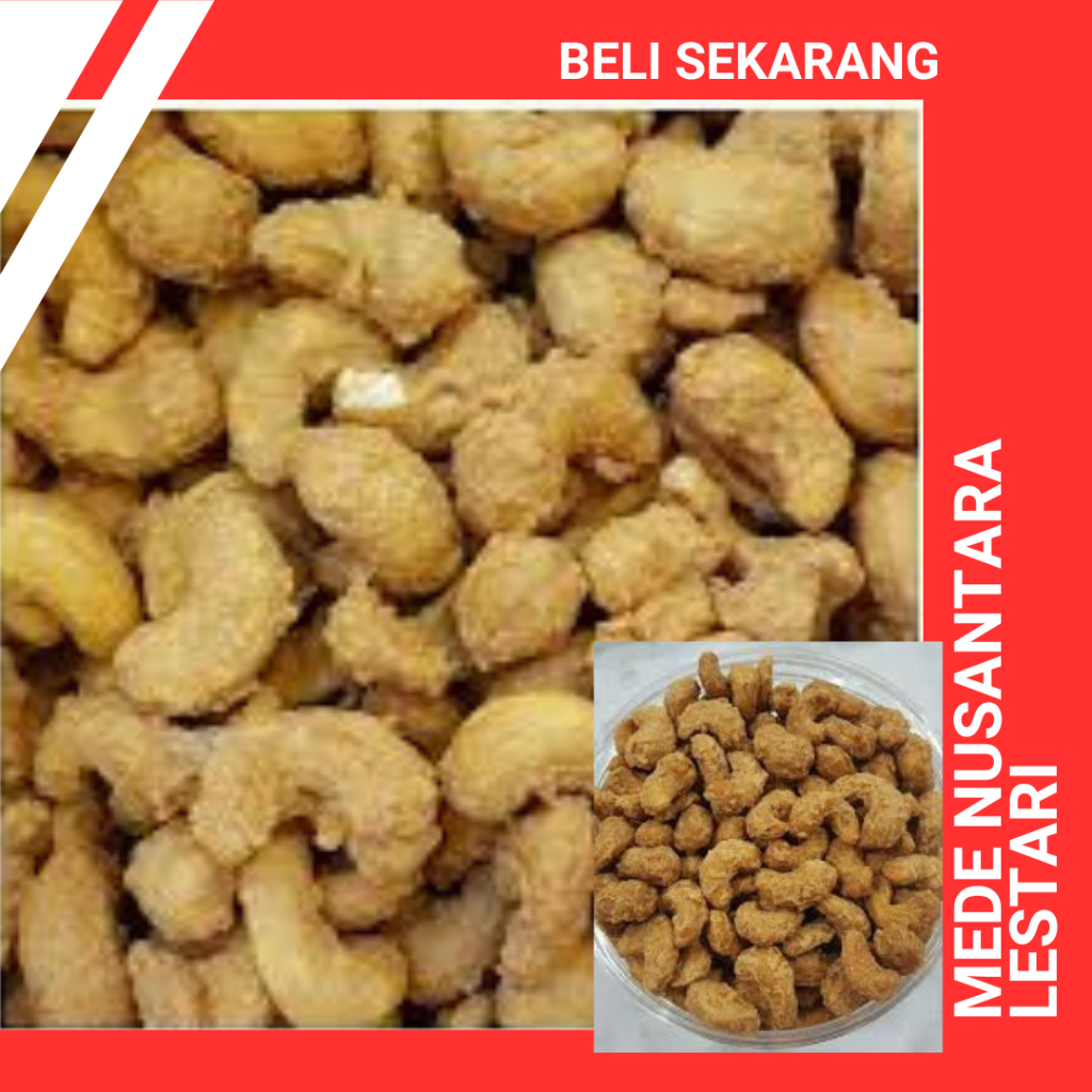 

KACANG MEDE TEPUNG 1KG / MEDE TEPUNG CRISPY /METE TEPUNG GURIH