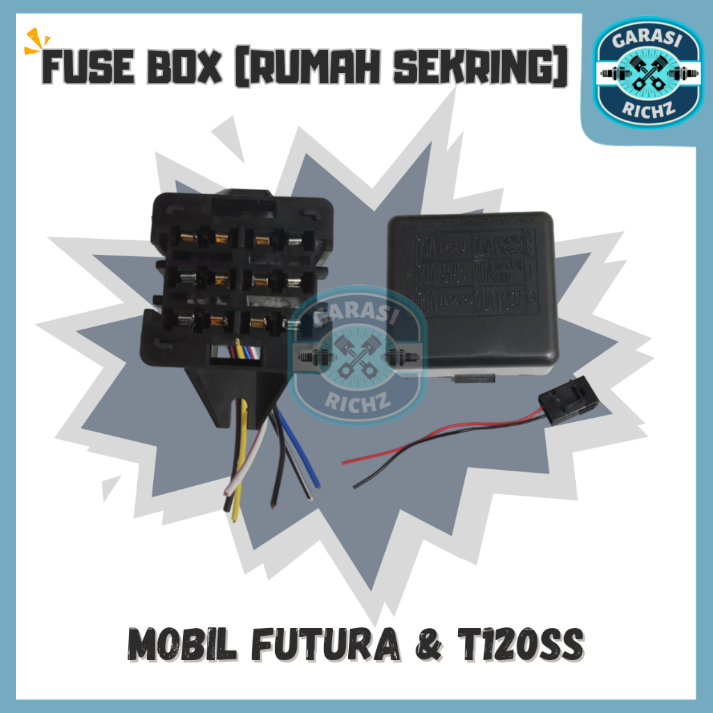 FUSE BOX (KOTAK SEKRING / RUMAH SIKRING) UNTUK MOBIL SUZUKI FUTURA & MITSUBISHI T120SS