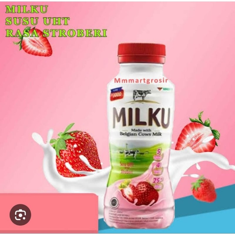 Minuman Susu Milku 200ml RTD