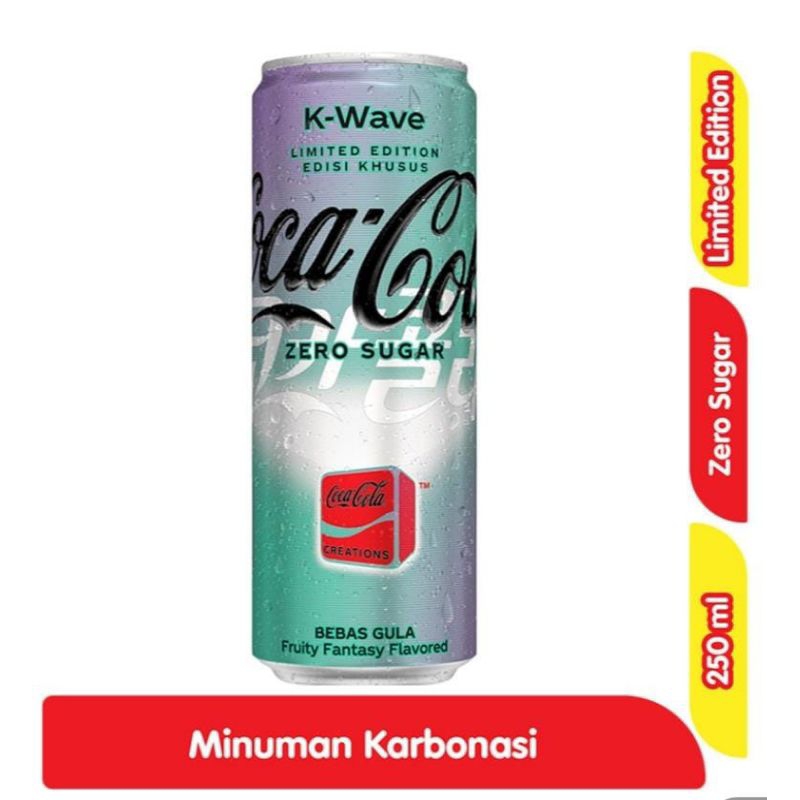 

Coca-Cola Zero Sugar K-Wave 250ml Minuman Karbonasi Can Soda