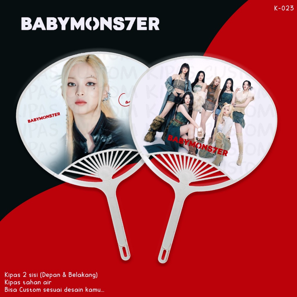 KIPAS TANGAN BABY MONSTER KIPAS TANGAN ANTI AIR HALUS