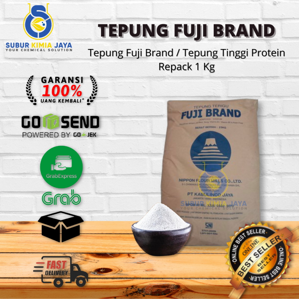 

Tepung Fuji Tinggi Protein 1Kg