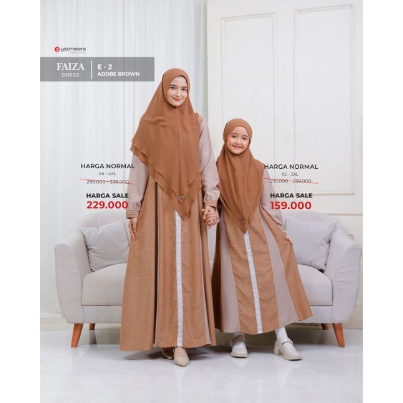GAMIS FAIZA ANAK SALE YASMEERA/GAMIS ANAK SALE YASMEERA