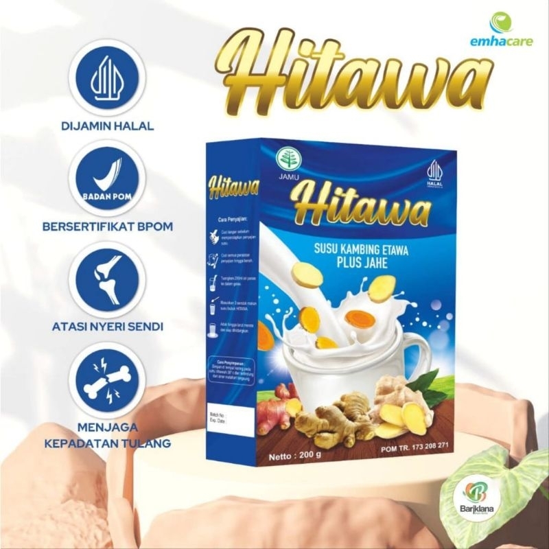 

HITAWA SUSU KAMBING ETAWA PLUS HERBAL JAHE,TEMULAWAK& KUNYIT UNTUK MENGHANGATKAN BADAN