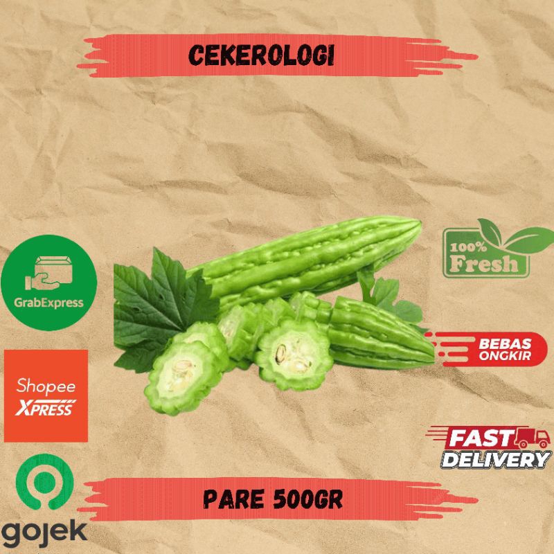 

Pare 500gr / Pare / Pare Fresh Berkualitas / JABODETABEK / Sayur Segar / Sayuran / Sayur