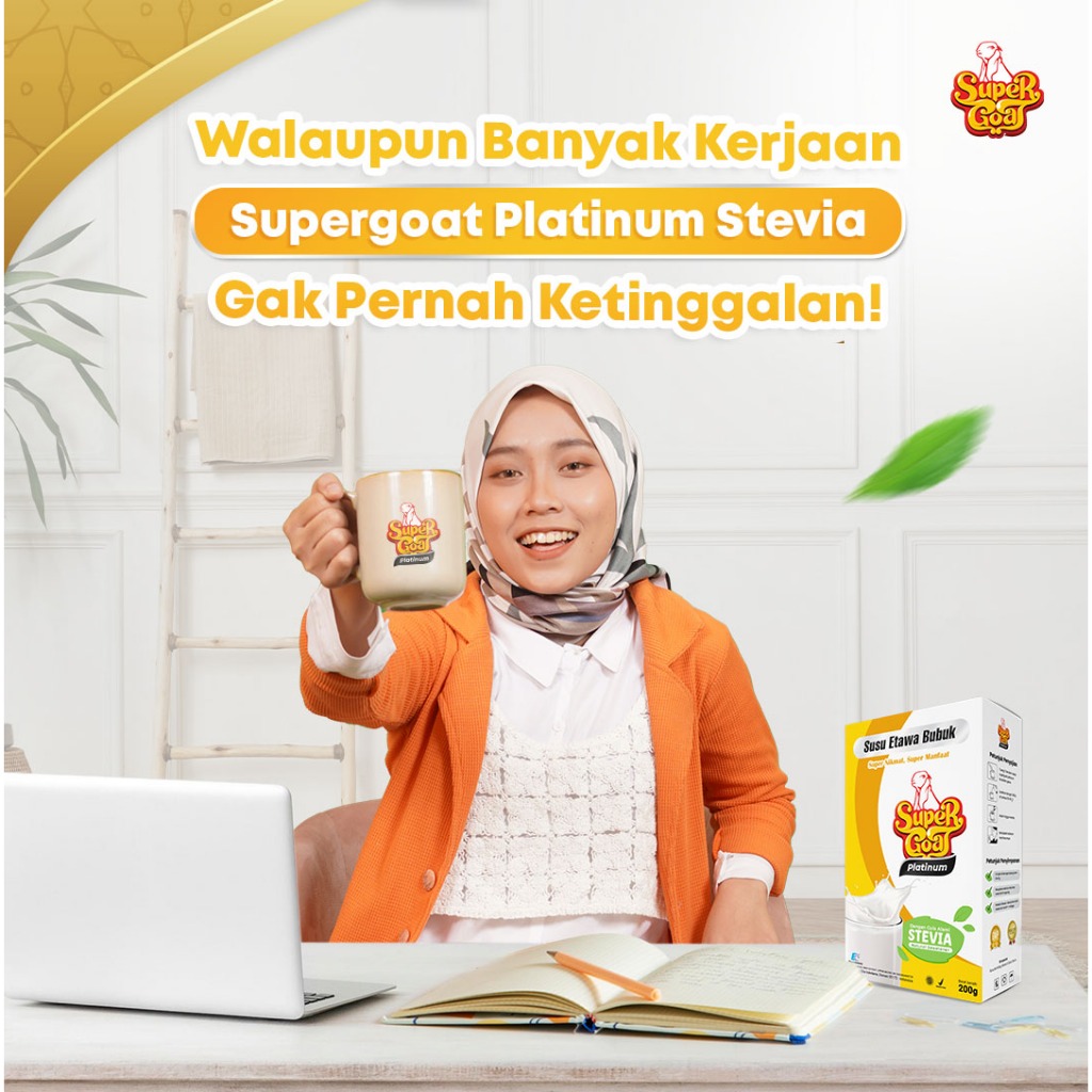 

Super Goat Minuman Susu Etawa Bubuk Stevia Untuk Diabetes 1 Box