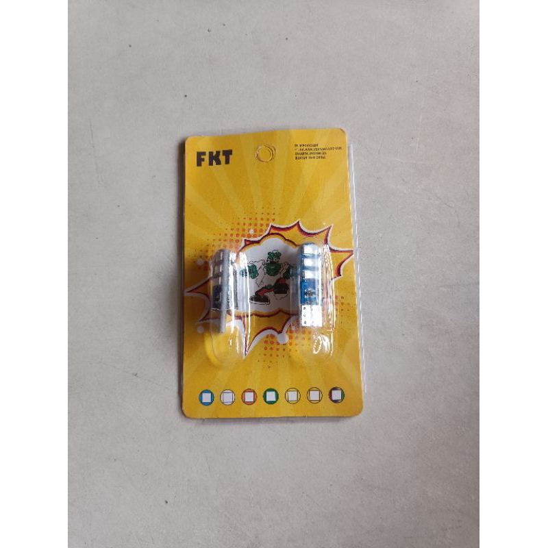 bola lampu cucuk led kedip flash motor mobil biru racing 6 led depan belakang lampu senja lampu sein