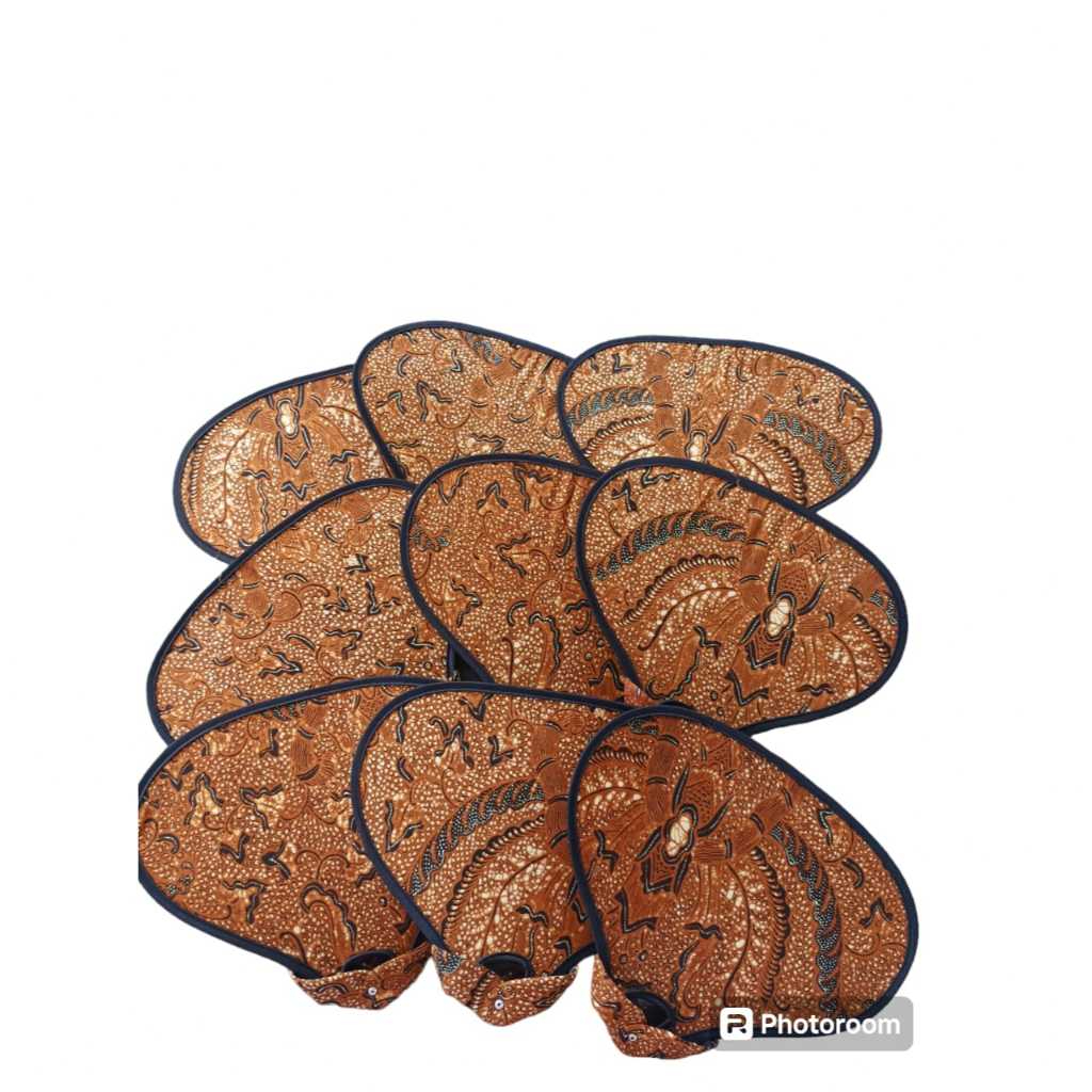 kipas lipat batik ecer