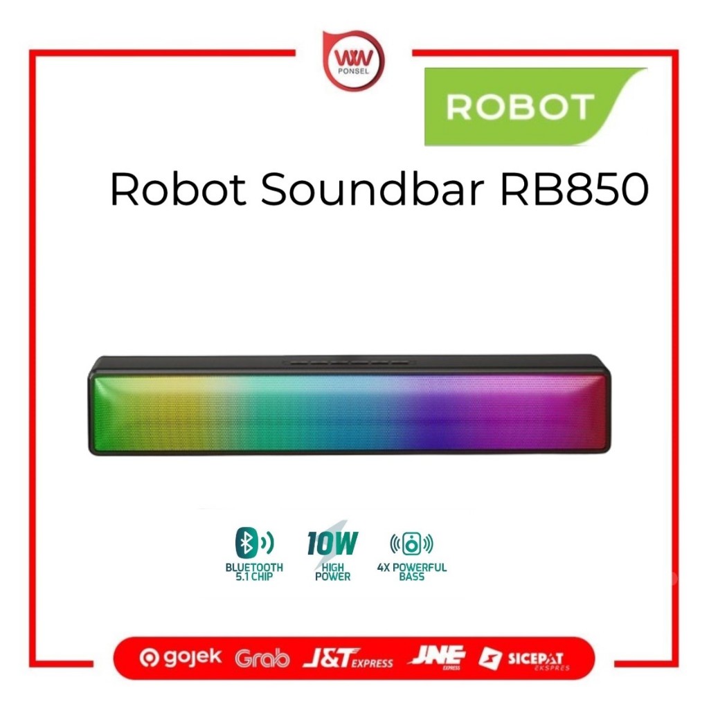 Robot Speaker Bluetooth RB580 Soundbar 10W Wireless Bluetooth