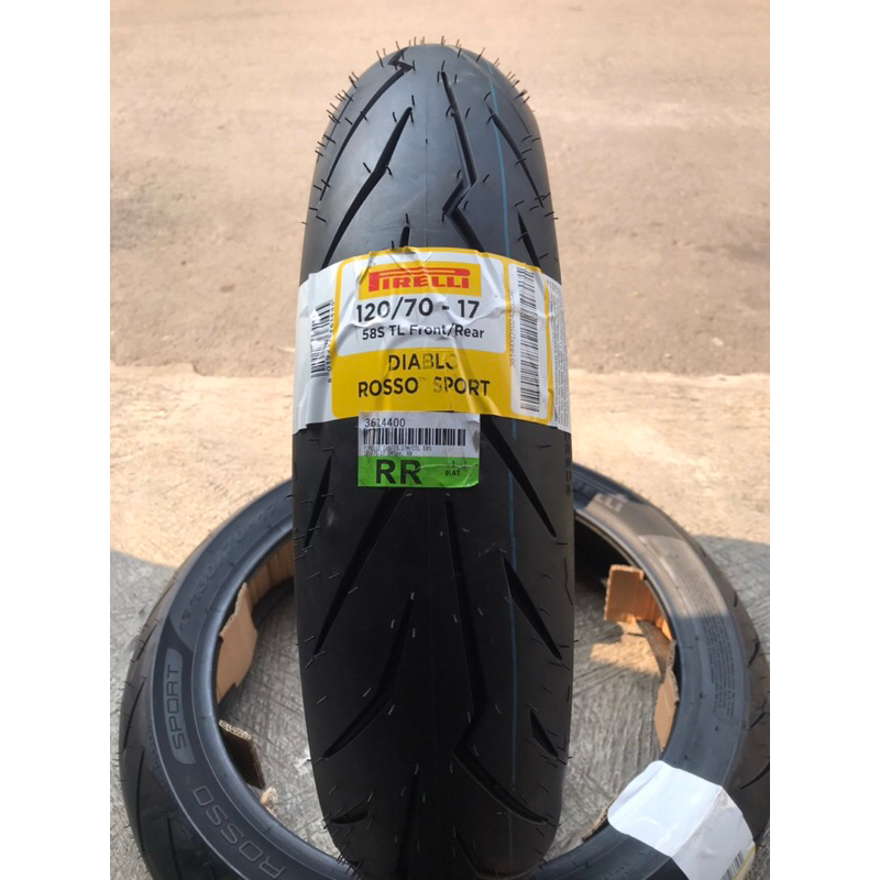 BAN PIRELLI DIABLO ROSSO SPORT 120/70-17 BAN PIRELLI NINJA GSX CBR 120 70 17
