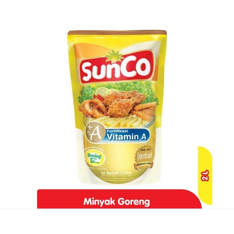 

Minyak Sunco 2L kemasan praktis