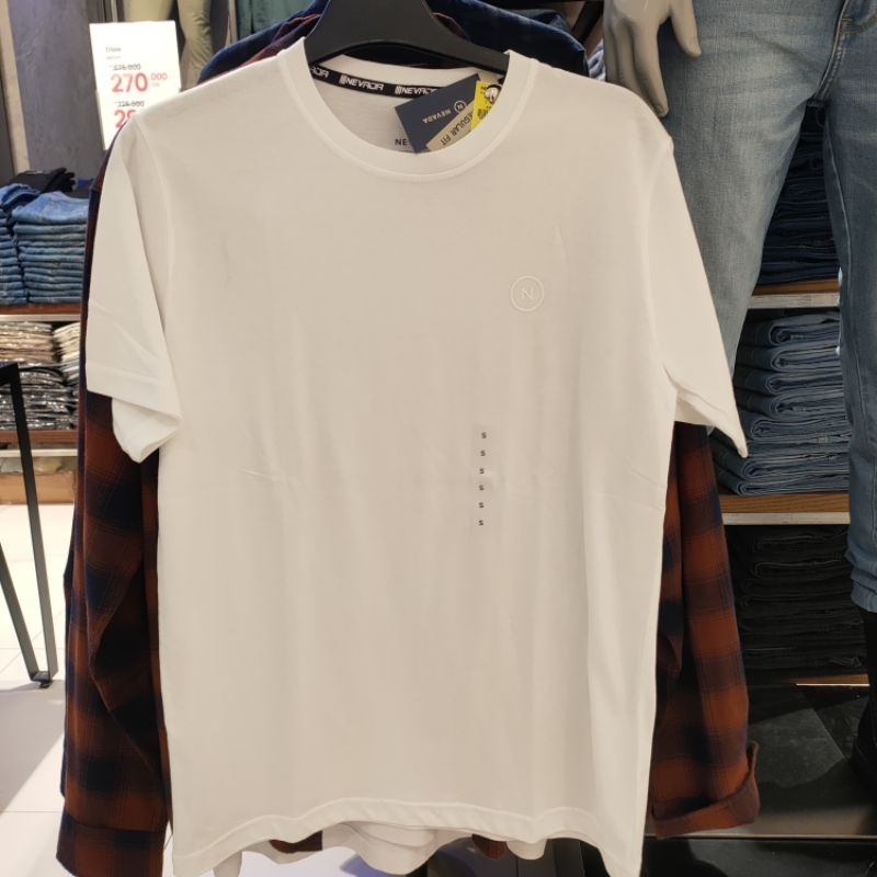 kaos polos pria merk nevada brand original matahari dept.store