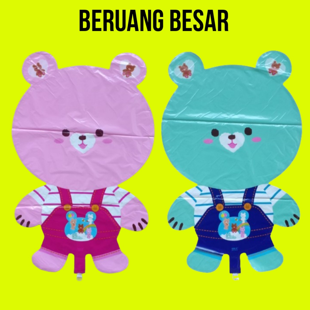 1pack BERUANG BESAR BALON GAS/FOIL/TERBANG/KARAKTER 1pack=50pc