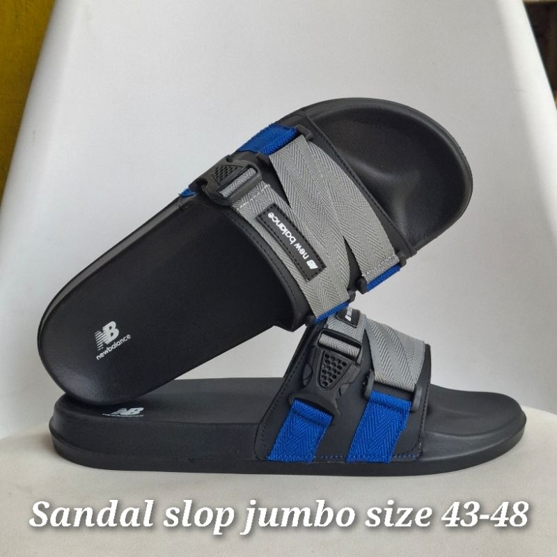 Sendal Selop Pria Ukuran Jumbo Sendal Slop Pria Size 46 47 48 Sandal Karet Sendl Selop