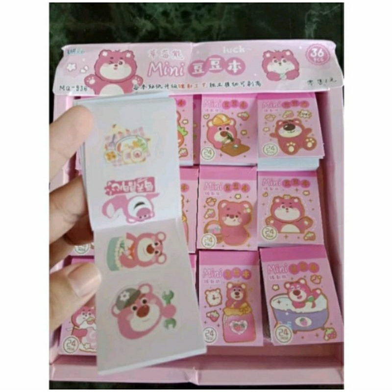 

buku mini sticker lotso