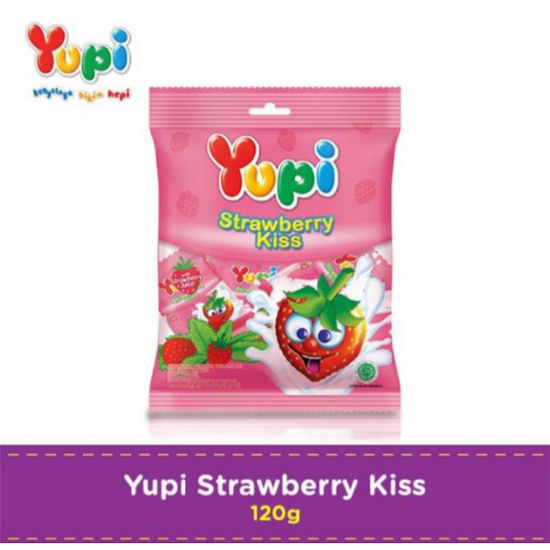 

Yupi kiss strawberry 120g