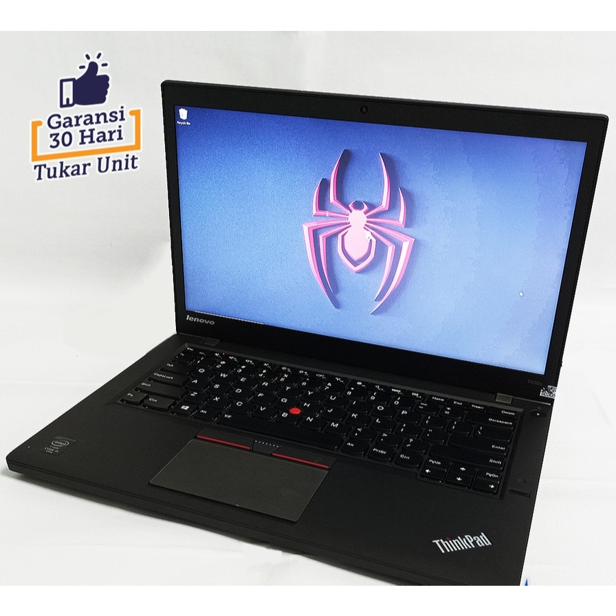 Second Lenovo Thinkpad T450S i5 Gen5 Ram 8GB SSD 256GB 14inch MULUS