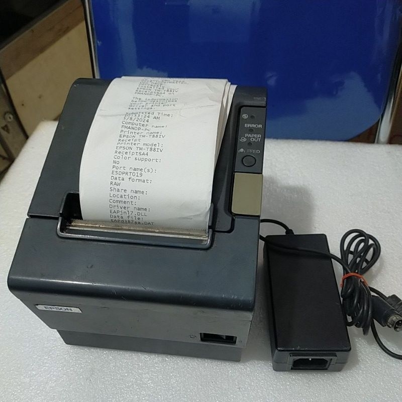 Printer kasir Epson TM-T88IV Printer kasir Epson TM 88IV