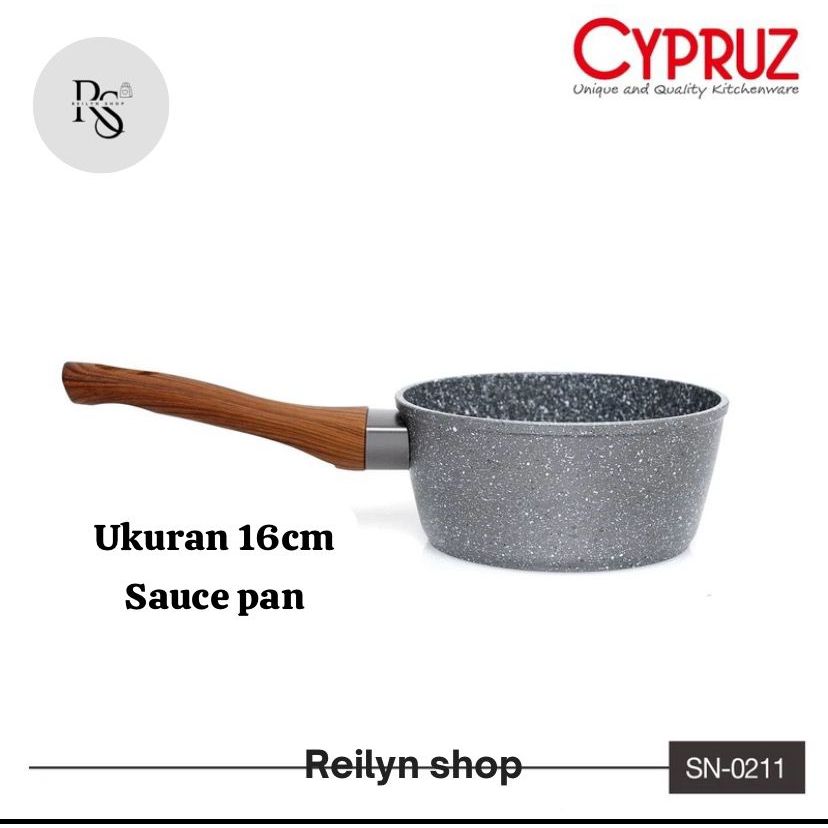 Cypruz Sauce Pan Induksi Marble 16 cm