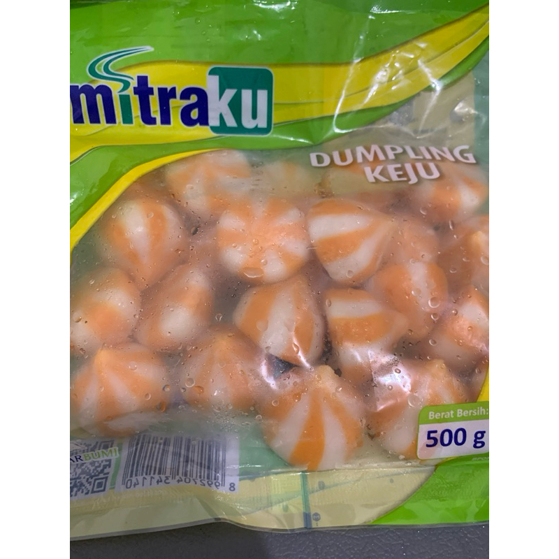 

Mitraku Dumpling Cheese 500gr / Dumpling Rasa Keju