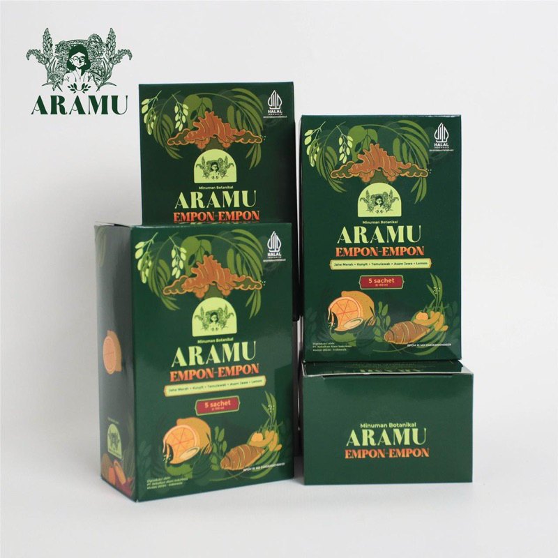 

GFD JAMU ARAMU EMPON EMPON 1 kotak isi 5 sachets