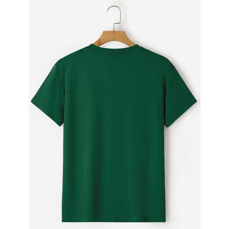 KAOS ANAK POLOS WARNA HIJAU BOTOL USIA 2-10TH