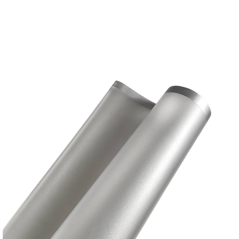 

kertas wrapping buket silver line cellophane