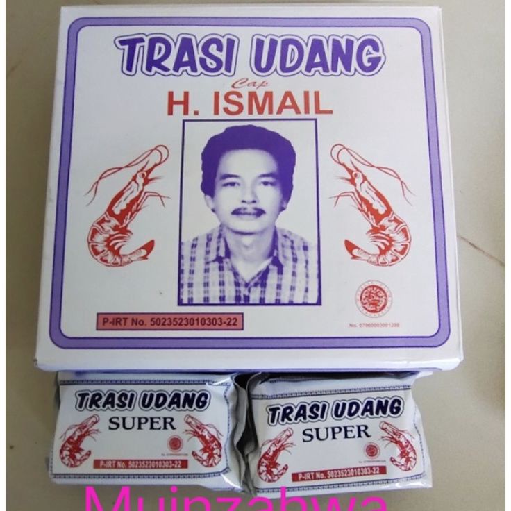 

Khusus hari ini TRASI UDANG HISMAILTRASI ISMAIL 1 BOX 1KG1PCSTERASI UDANGTERASI MURAH