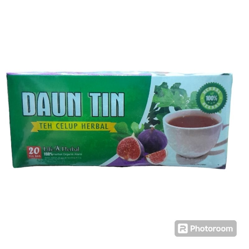 

Teh celup Daun Tin isi 20 kantung celup
