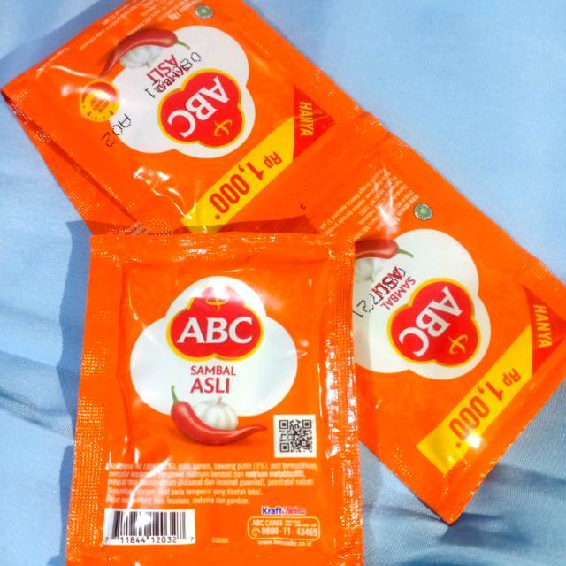 

Saos ABC 1 Renteng (10sachet x 15g)/Botol 135ml