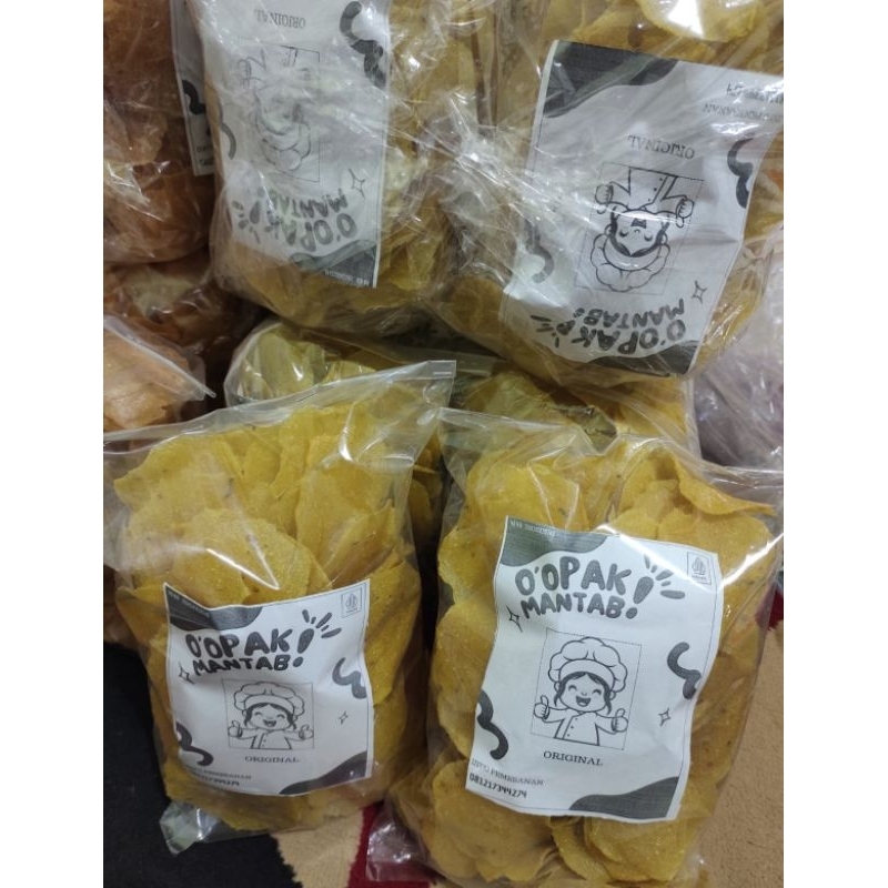 

krecekan krupuk opak 500gram