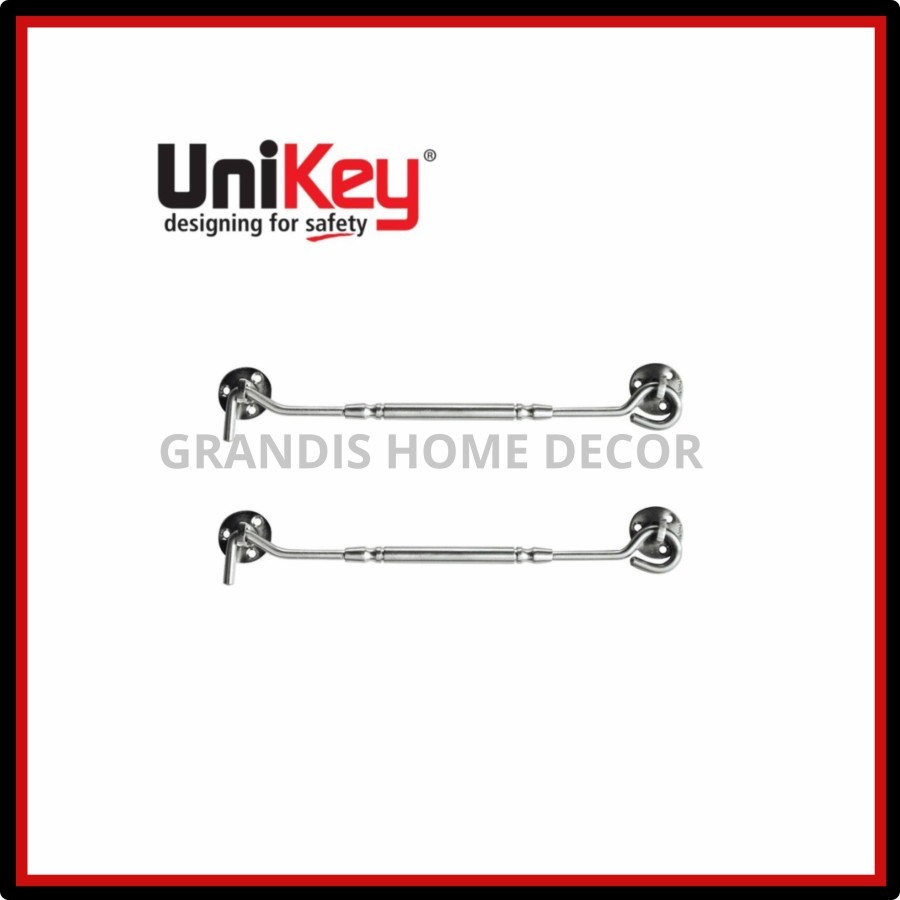 UniKey Hak Angin Iron HA 805 8" IR SN dan HA 805 10" IR SN - 8inchi Kunci Jendela