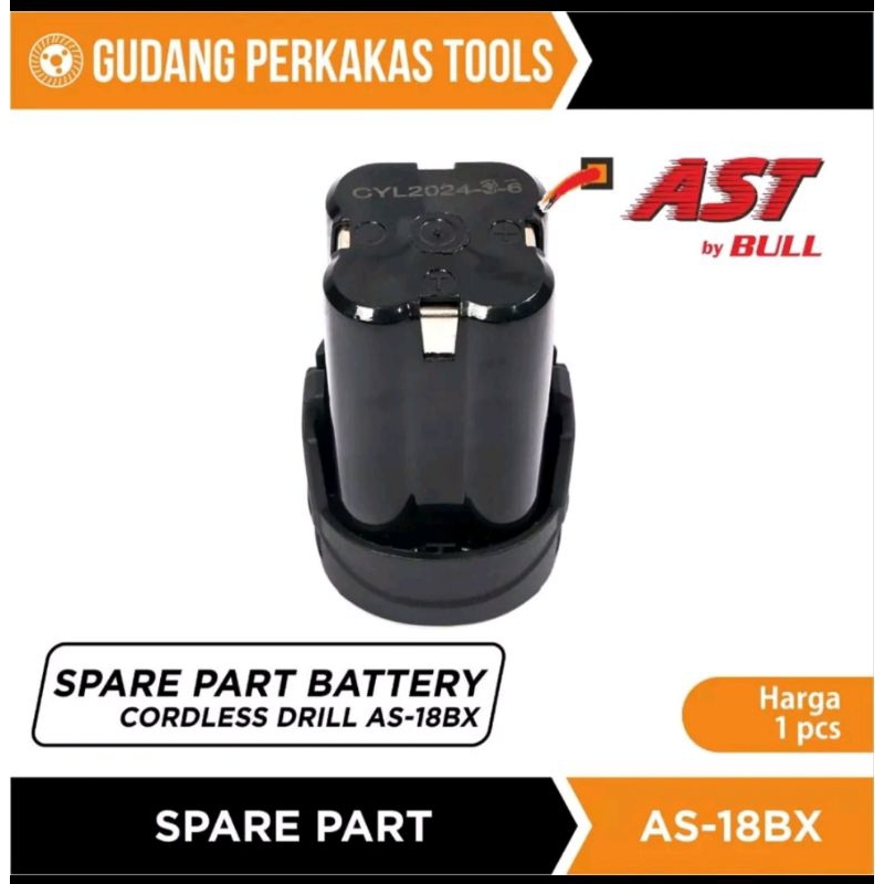 AST sperpat baterai 18v AS-18BX