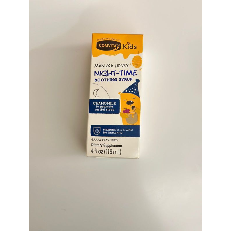 Comvita Kids Night time Soothing syrup with chamomile UMF 10+ 118ml