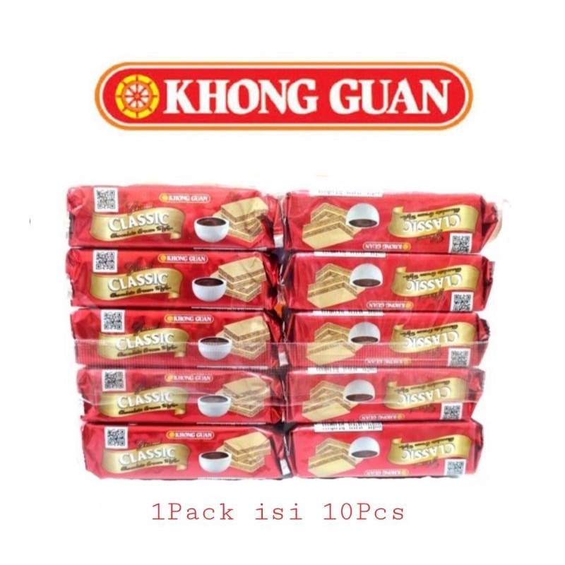 

Khong Guan Classic Wafer Chocolate 10x18gr