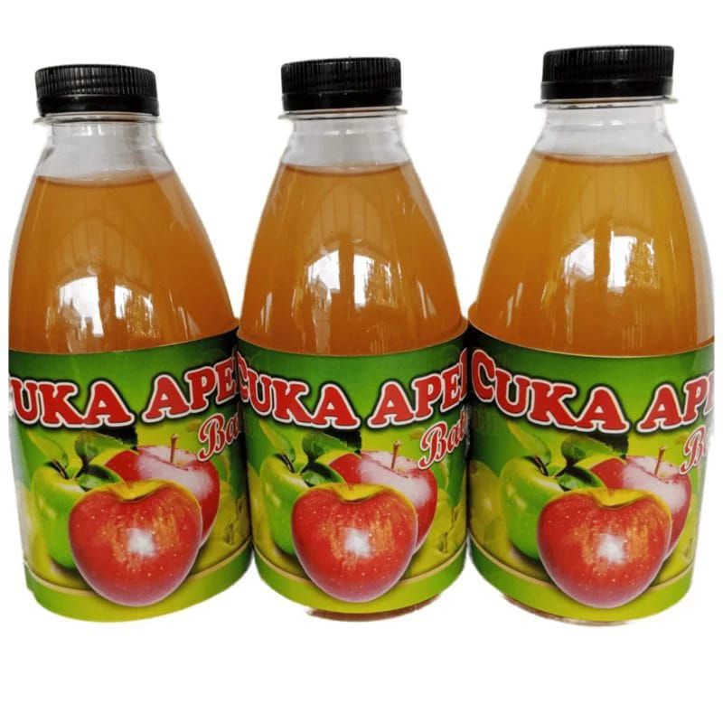 Cuka Apel batu organik original premium with mother