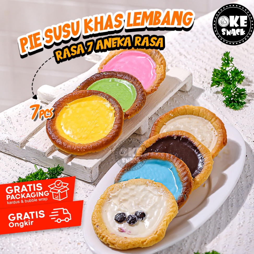 

Buruan Dapetin Pie Susu Khas Lembang 7pcs