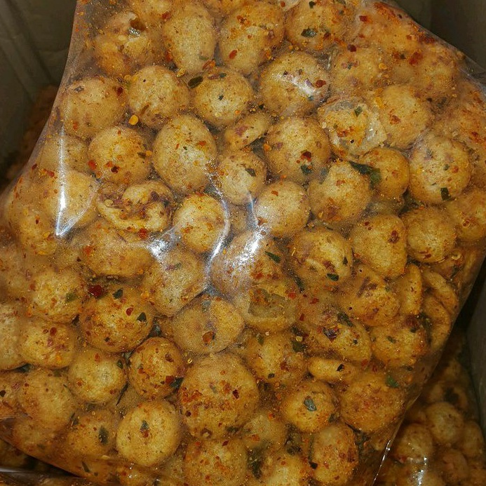 

Sale Cimol kering Emplod Pedas Asin Endog lewo kemasan 25gr