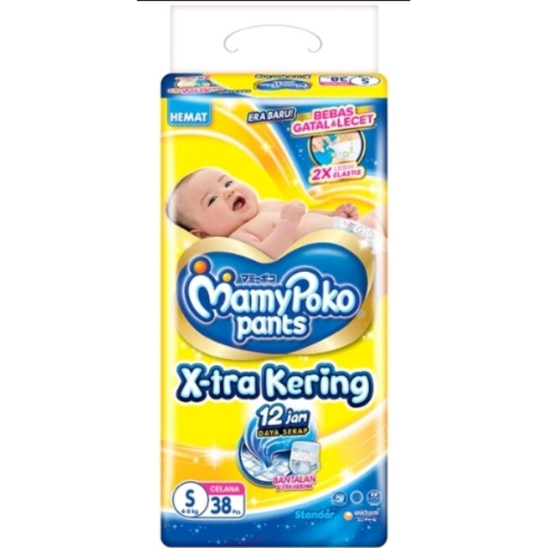 Mamypoko X-tra Kering S38 / Mamypoko S38 / Mamypoko Xtra Kering / Mamypoko Murah / S38