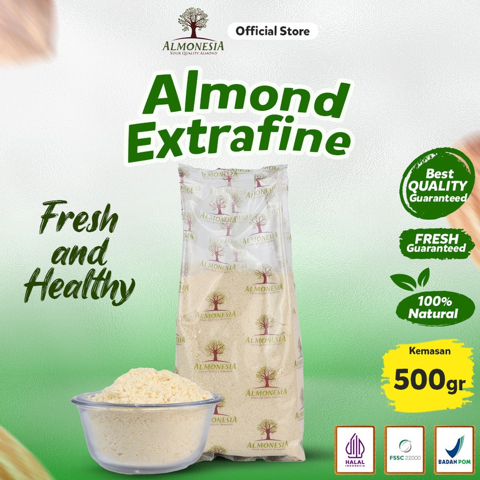 

New Stock Almond Bubuk Almonesia Almond Extra Fine 5gr