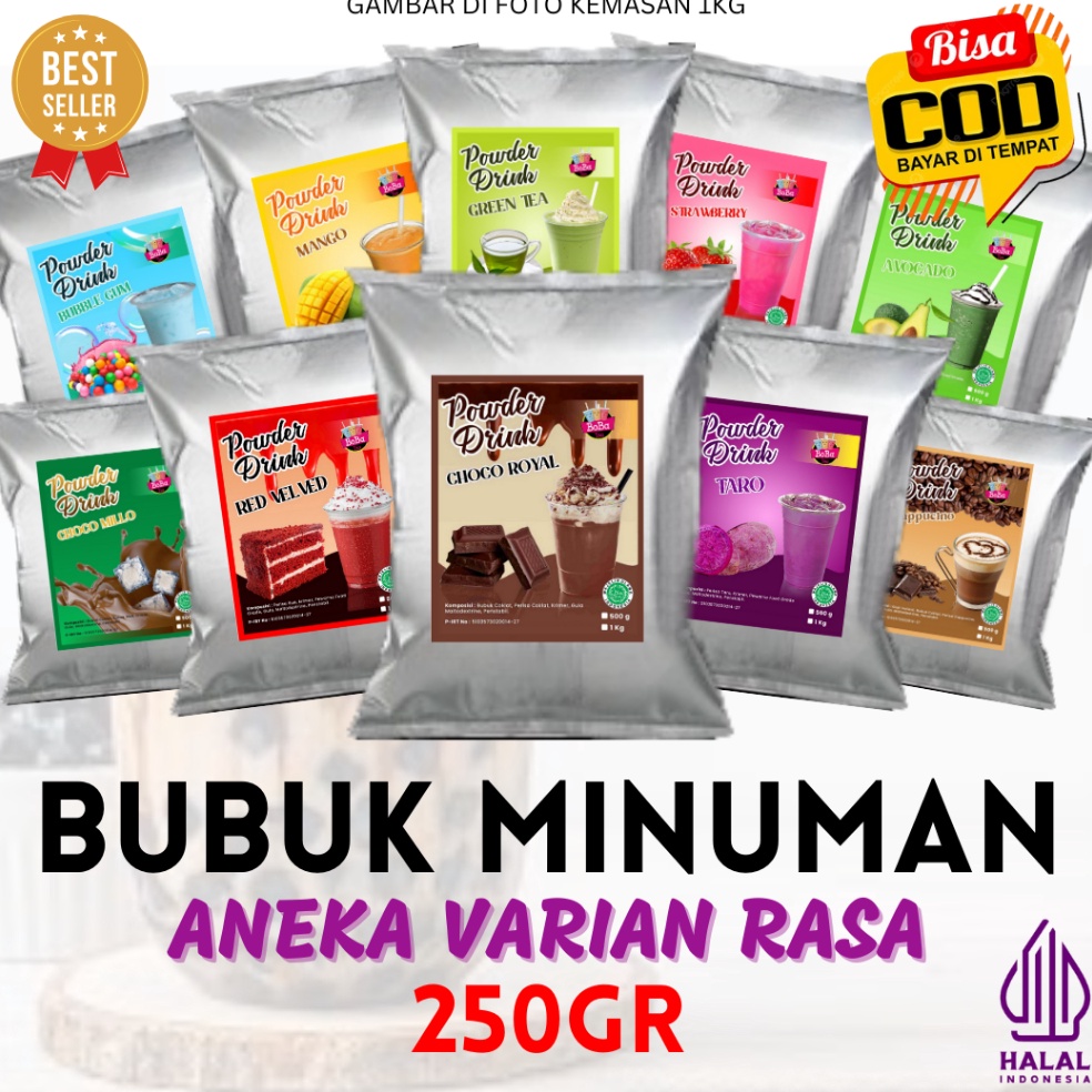 

Paling Bagus Bubuk Minuman Rasa MIX 25gr Serbuk Minuman Kekinian