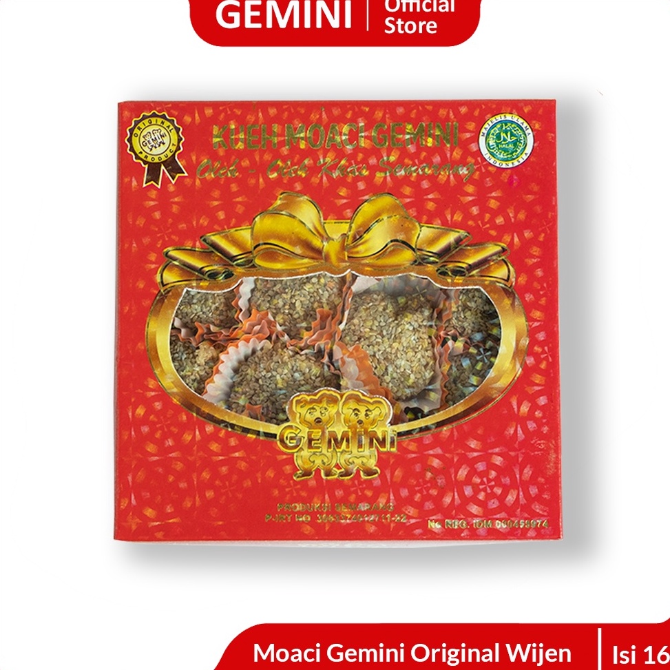 

Promo Keren Gemini Moaci Gemini Original Wijen Isi 16