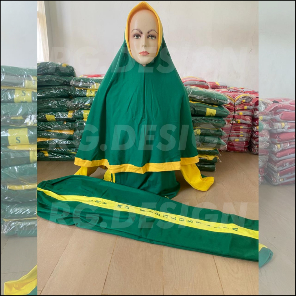 Setelan Kaos Olahraga Muslimah / Stelan Kaos Olahraga Tunik / Stelan Kaos Olahraga SMP/SMA/DEWASA Cu