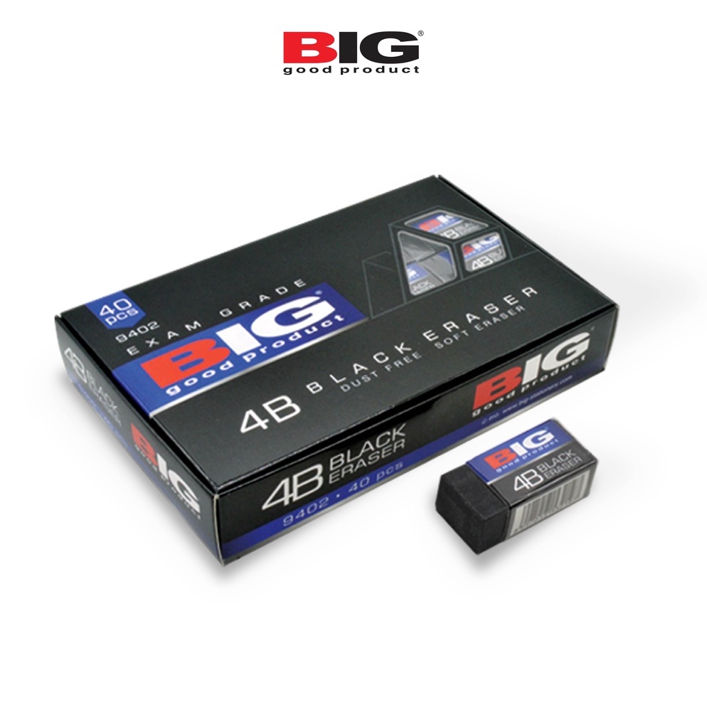 

ART G8T 4 Pcs BIG Penghapus Eraser Pensil Hitam Kecil Dust Free ER942