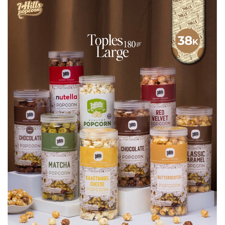 

Stock ready 7Hills Popcorn Toples Large 18gr